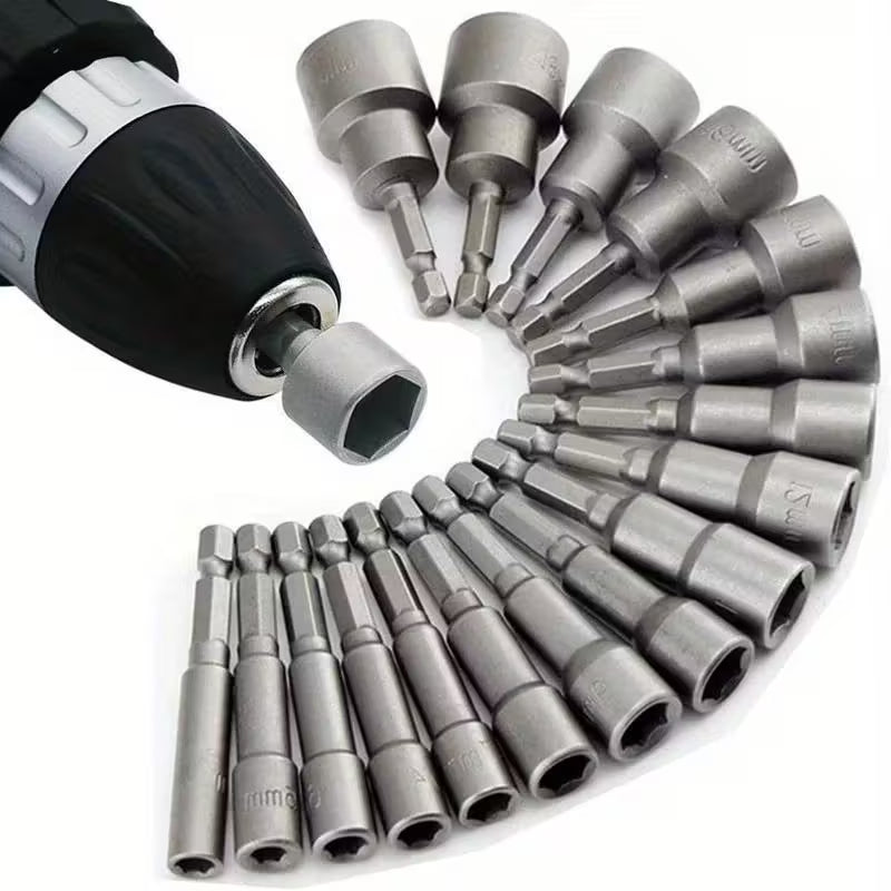 Set di 14 pezzi per trapano e avvitatore