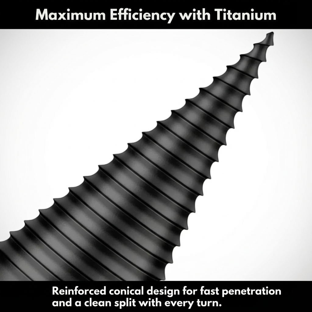Screw Wood Log Splitter for Drill – Drill Attachment